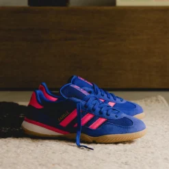 Adidas Sneakers En Cuir|Baskets Décontractées Terrace*Gazelle Sala Royal Blue / Lucid Pink / Footwear White