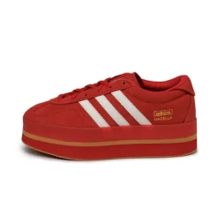 Adidas Sneakers À Plateforme|Sneakers En Cuir*Gazelle Stack W Red / Cream White / Gold Metallic