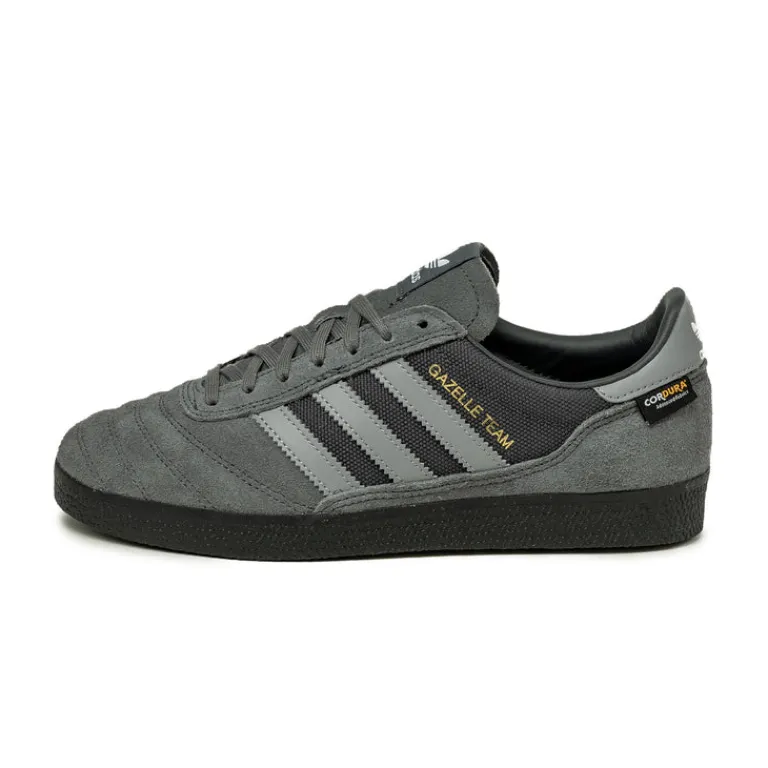 Adidas Sneakers En Cuir|Baskets Décontractées Terrace*Gazelle Team Grey Six / Grey Three / Core Black