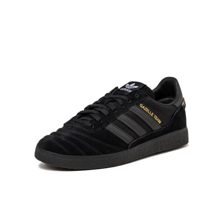 Adidas Sneakers En Cuir|Baskets Décontractées Terrace*Gazelle Team Core Black / Carbon / Footwear White