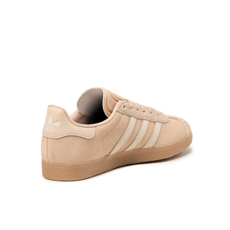 Adidas Sneakers En Cuir|Baskets Décontractées Terrace*Gazelle W Halo Blue / Crew White / Gum 3