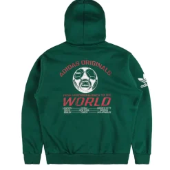 Adidas Sweats À Capuche*Graphic *Sports Club* Hoodie Collegiate Green