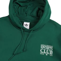 Adidas Sweats À Capuche*Graphic *Sports Club* Hoodie Collegiate Green