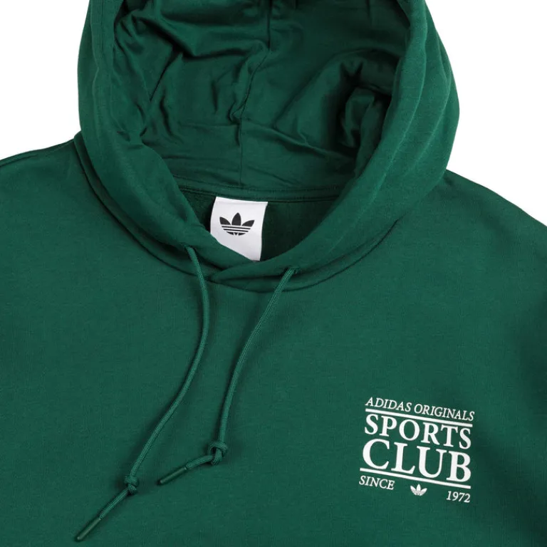 Adidas Sweats À Capuche*Graphic *Sports Club* Hoodie Collegiate Green