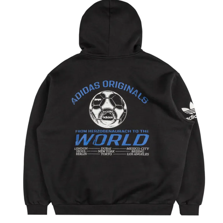 Adidas Sweats À Capuche*Graphic *Sports Club* Hoodie Black