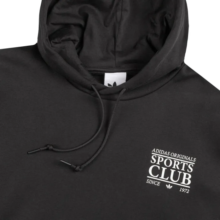 Adidas Sweats À Capuche*Graphic *Sports Club* Hoodie Black