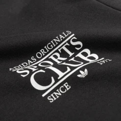 Adidas Sweats À Capuche*Graphic *Sports Club* Hoodie Black