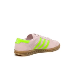 Adidas Sneakers En Cuir|Baskets Décontractées Terrace*Hamburg W Clear Pink / Solar Green / Gold Metallic
