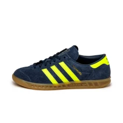 Adidas Sneakers En Cuir|Baskets Décontractées Terrace*Hamburg W Night Indigo / Solar Yellow / Gold Metallic