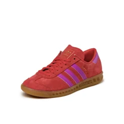 Adidas Sneakers En Cuir|Baskets Décontractées Terrace*Hamburg W Red / Purple Burst / Gum