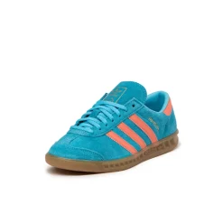Adidas Sneakers En Cuir|Baskets Décontractées Terrace*Hamburg W Sky Rush / Semi Coral / Gold Metallic