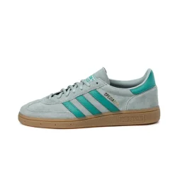 Adidas Sneakers En Cuir|Baskets Décontractées Terrace*Handball Spezial Grey Two / Pure Teal / Gold Metallic