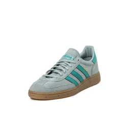 Adidas Sneakers En Cuir|Baskets Décontractées Terrace*Handball Spezial Grey Two / Pure Teal / Gold Metallic