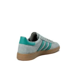 Adidas Sneakers En Cuir|Baskets Décontractées Terrace*Handball Spezial Grey Two / Pure Teal / Gold Metallic