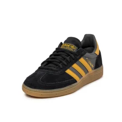 Adidas Sneakers En Cuir|Baskets Décontractées Terrace*Handball Spezial Core Black / Preloved Yellow / Grey Six
