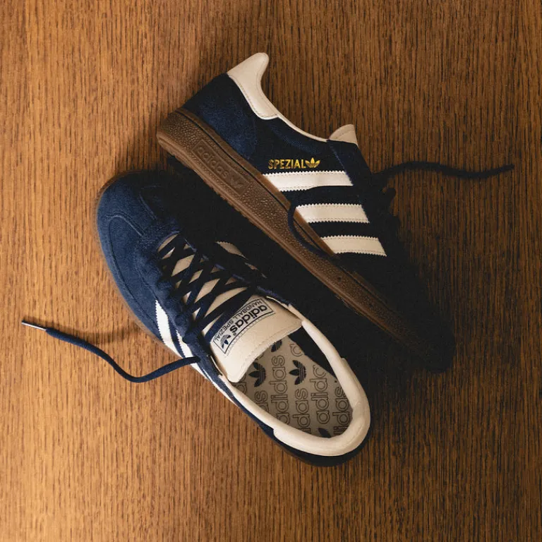 Adidas Sneakers En Cuir|Baskets Décontractées Terrace*Handball Spezial Night Indigo / Cloud White / Cream White
