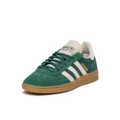 Adidas Sneakers En Cuir|Baskets Décontractées Terrace*Handball Spezial Collegiate Green / Cloud White / Chalk White