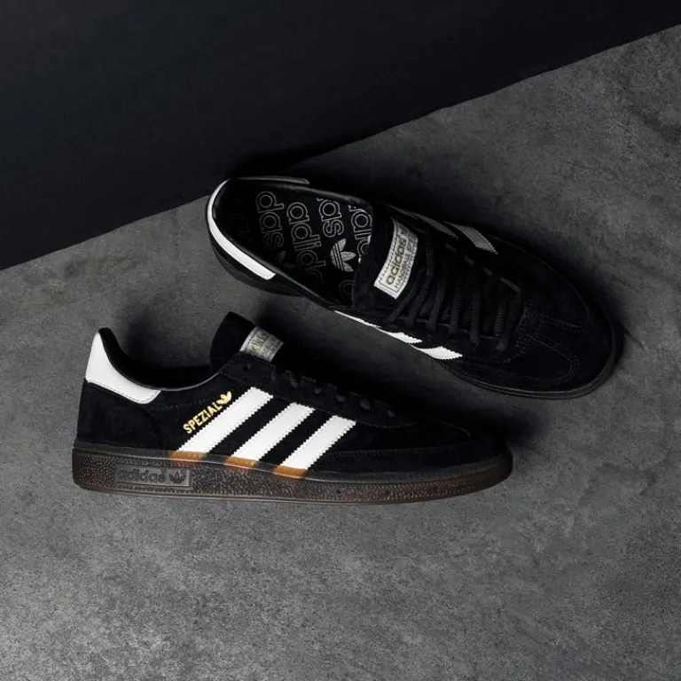 Adidas Sneakers En Cuir|Baskets Décontractées Terrace*Handball Spezial Core Black / Footwear White / Gum 5