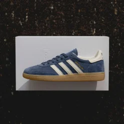 Adidas Sneakers En Cuir|Baskets Décontractées Terrace*Handball Spezial *Made in Germany* Preloved Ink / Off White / Gum M2