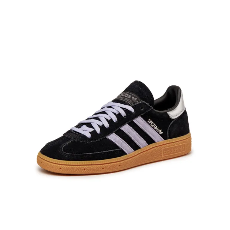Adidas Sneakers En Cuir|Baskets Décontractées Terrace*Handball Spezial W Core Black / Violet Tone / Gum 1