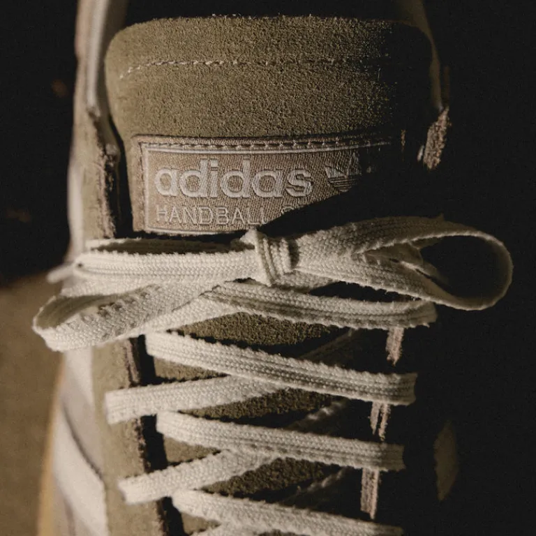 Adidas Sneakers En Cuir|Baskets Décontractées Terrace*Handball Spezial W Silver Pebble / Orbit Grey / Gum 4