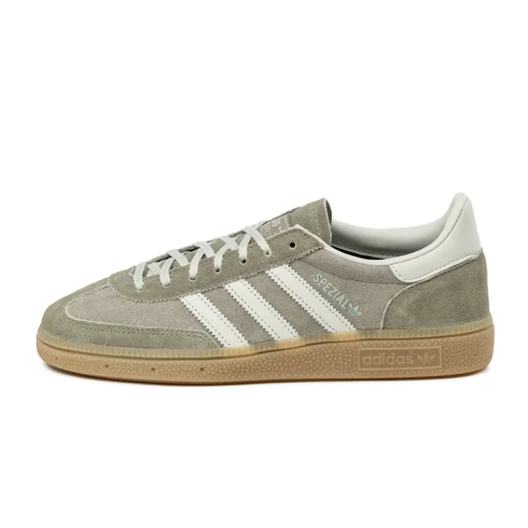 Adidas Sneakers En Cuir|Baskets Décontractées Terrace*Handball Spezial W Silver Pebble / Orbit Grey / Gum 4