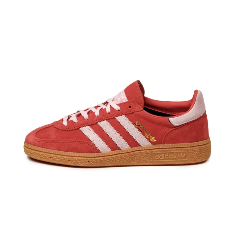Adidas Sneakers En Cuir|Baskets Décontractées Terrace*Handball Spezial W Bright Red / Clear Pink / Gum