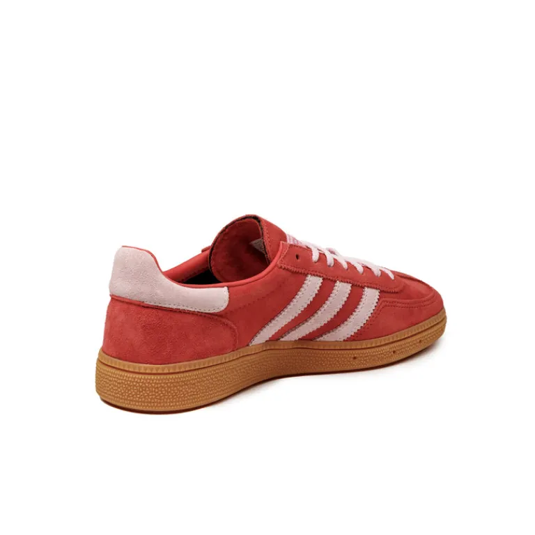 Adidas Sneakers En Cuir|Baskets Décontractées Terrace*Handball Spezial W Bright Red / Clear Pink / Gum