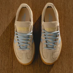Adidas Sneakers En Cuir|Baskets Décontractées Terrace*Handball Spezial W Sand Strata / Preloved Brown / Clear Sky