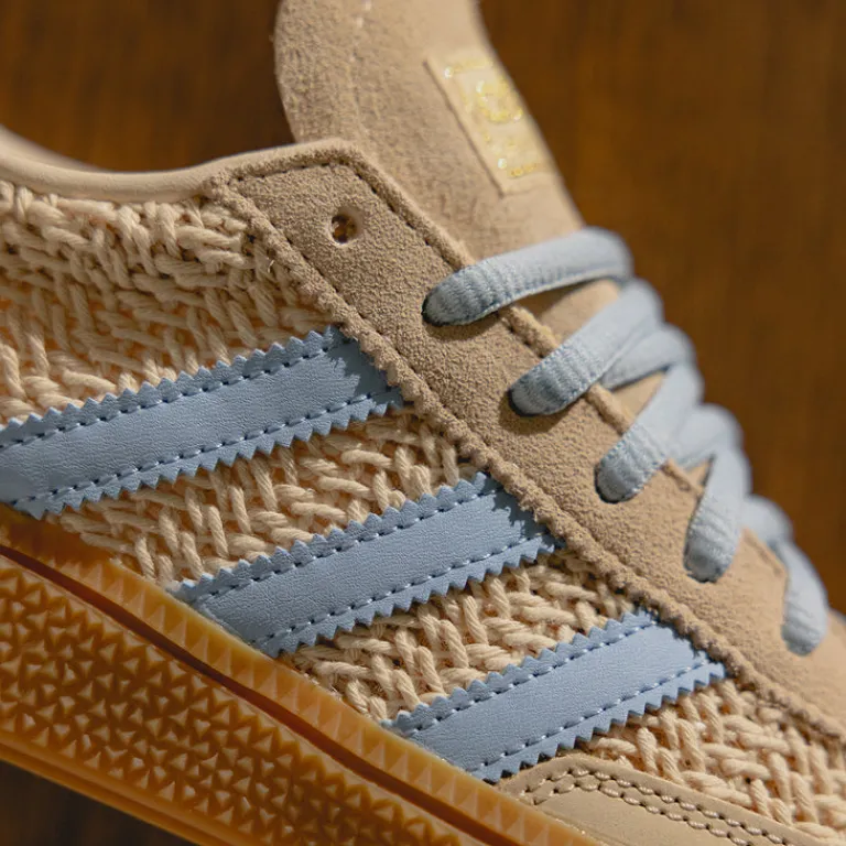 Adidas Sneakers En Cuir|Baskets Décontractées Terrace*Handball Spezial W Sand Strata / Preloved Brown / Clear Sky