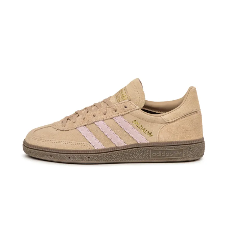 Adidas Sneakers En Cuir|Baskets Décontractées Terrace*Handball Spezial W Warm Sand / Clear Pink / Gum 5