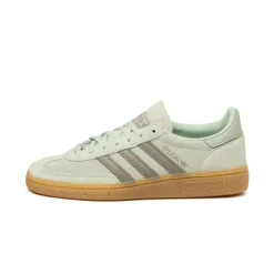 Adidas Sneakers En Cuir|Baskets Décontractées Terrace*Handball Spezial W Linen Green / Silver Pebble / Wonder Silver