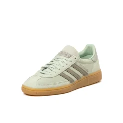 Adidas Sneakers En Cuir|Baskets Décontractées Terrace*Handball Spezial W Linen Green / Silver Pebble / Wonder Silver