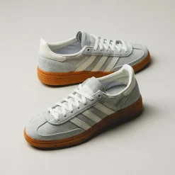 Adidas Sneakers En Cuir|Baskets Décontractées Terrace*Handball Spezial W Wonder Silver / Off White / Gum