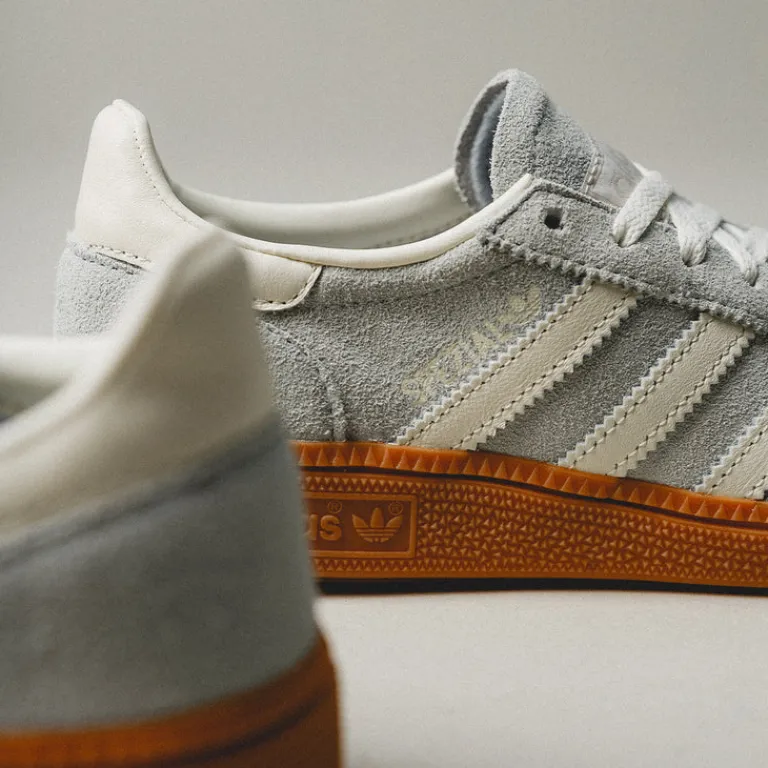Adidas Sneakers En Cuir|Baskets Décontractées Terrace*Handball Spezial W Wonder Silver / Off White / Gum