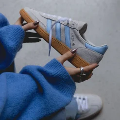 Adidas Sneakers En Cuir|Baskets Décontractées Terrace*Handball Spezial W Alumina / Clear Sky / Gum