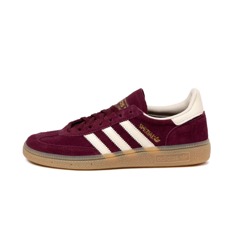 Adidas Sneakers En Cuir|Baskets Décontractées Terrace*Handball Spezial W Maroon / Crew White / Gold Metallic