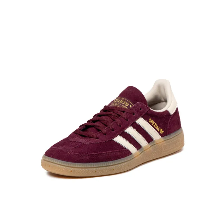 Adidas Sneakers En Cuir|Baskets Décontractées Terrace*Handball Spezial W Maroon / Crew White / Gold Metallic
