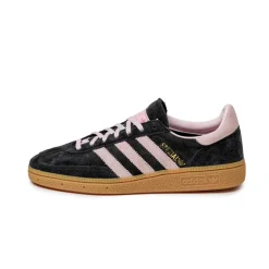 Adidas Sneakers En Cuir|Baskets Décontractées Terrace*Handball Spezial W Core Black / Clear Pink / Gum 1