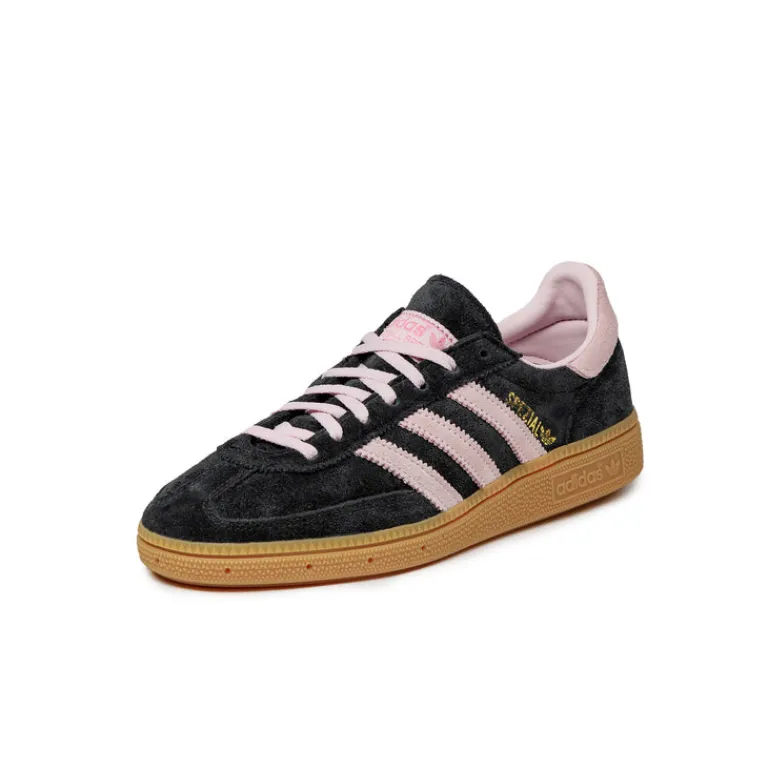 Adidas Sneakers En Cuir|Baskets Décontractées Terrace*Handball Spezial W Core Black / Clear Pink / Gum 1
