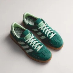 Adidas Sneakers En Cuir|Baskets Décontractées Terrace*Handball Spezial W Collegiate Green / Segrsp / Gum 1