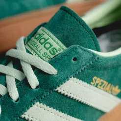 Adidas Sneakers En Cuir|Baskets Décontractées Terrace*Handball Spezial W Collegiate Green / Segrsp / Gum 1