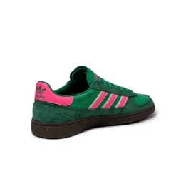 Adidas Sneakers En Cuir|Baskets Décontractées Terrace*Handball Spezial WM Court Green / Lucid Pink / Off White