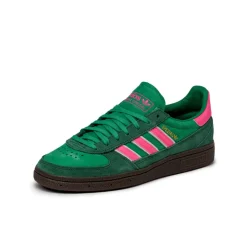 Adidas Sneakers En Cuir|Baskets Décontractées Terrace*Handball Spezial WM Court Green / Lucid Pink / Off White