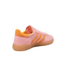 Adidas Sneakers En Cuir|Baskets Décontractées Terrace*Handball Spezial W Glow Pink / Flat Orange / Gum 1