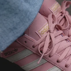 Adidas Sneakers En Cuir|Baskets Décontractées Terrace*Handball Spezial W Wonder Mauve / Alumina / Gum