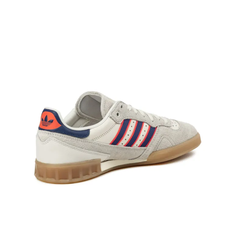 Adidas Sneakers En Cuir|Baskets Décontractées Terrace*Handball Top RM Crystal White / Victory Blue / Solar Red