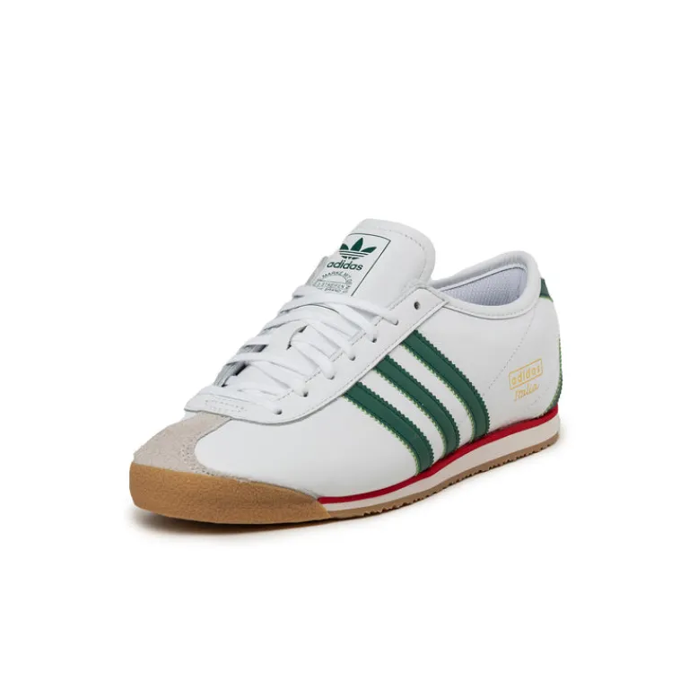 Adidas Sneakers En Cuir|Baskets Décontractées Terrace*Italia 70s Footwear White / Collegiate Green / Gum 3