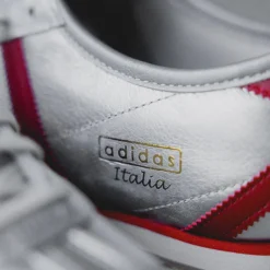 Adidas Sneakers En Cuir|Baskets Décontractées Terrace*Italia 70s W Silver Metallic / Tmvire / Gold Metallic