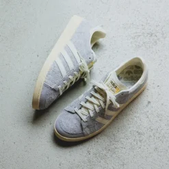Adidas Sneakers En Cuir|Baskets Décontractées Terrace*Jabbar Low Grey Two / Ivory / Warm Van